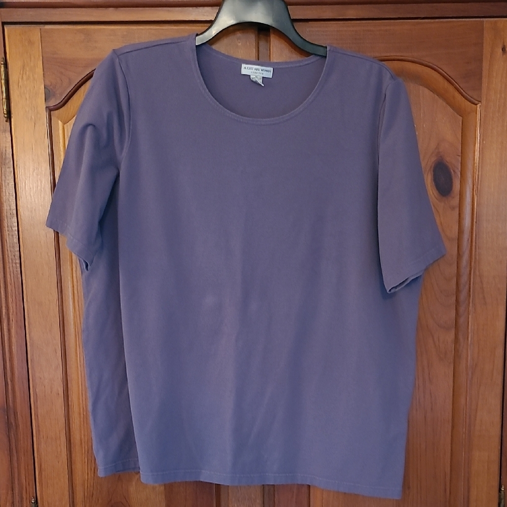 August Max Purple Short Sleeve Tee